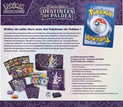 Coffret Dresseur d'Elite - Destinées de Paldea - ETB EV4.5 OSMO CARDS