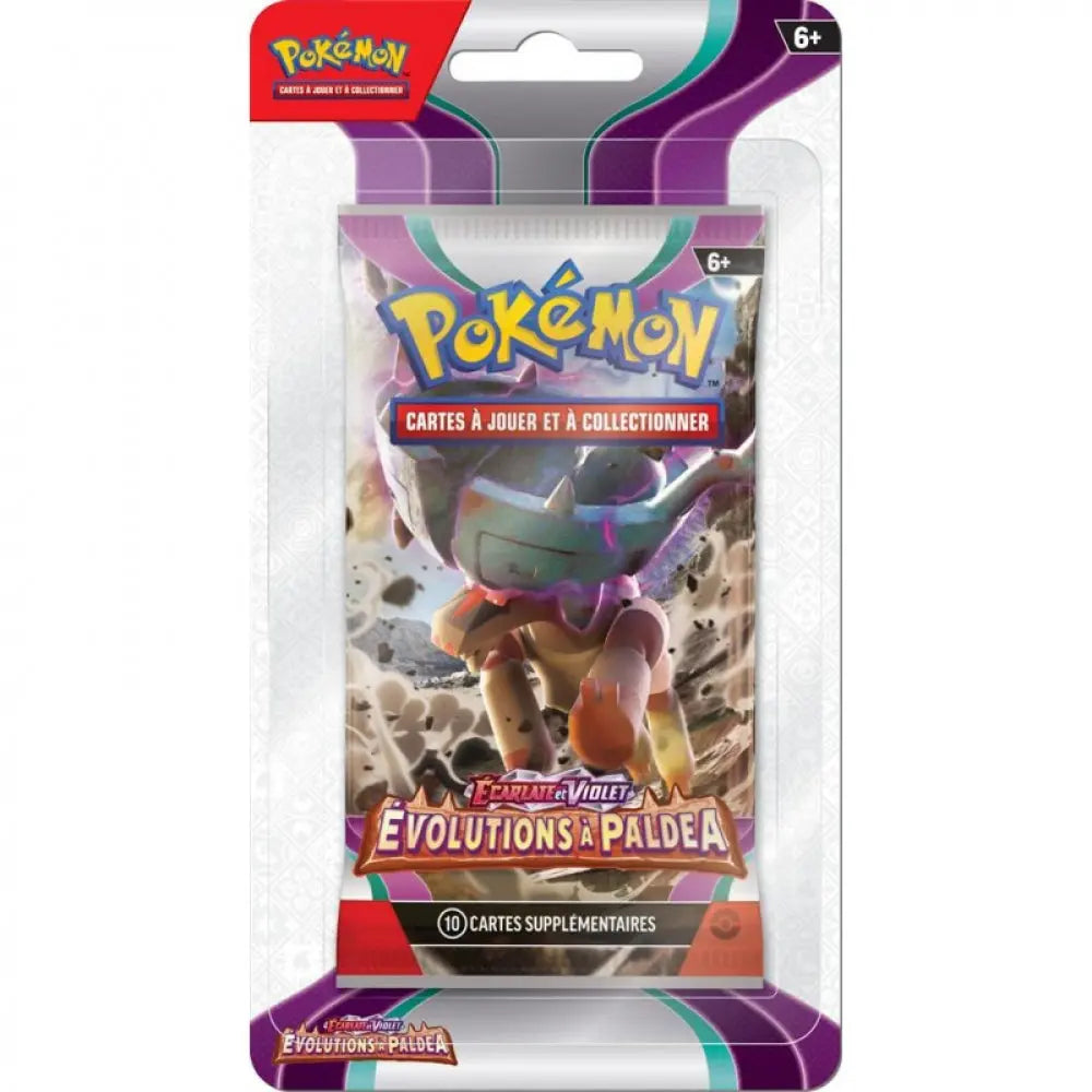 Booster Sous Blister Illustration Aléatoire -  Evolutions à Paldea - EV2 OSMO CARDS