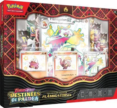 Coffret Flamigator ex - Destinées de Paldea - EV4.5 OSMO CARDS